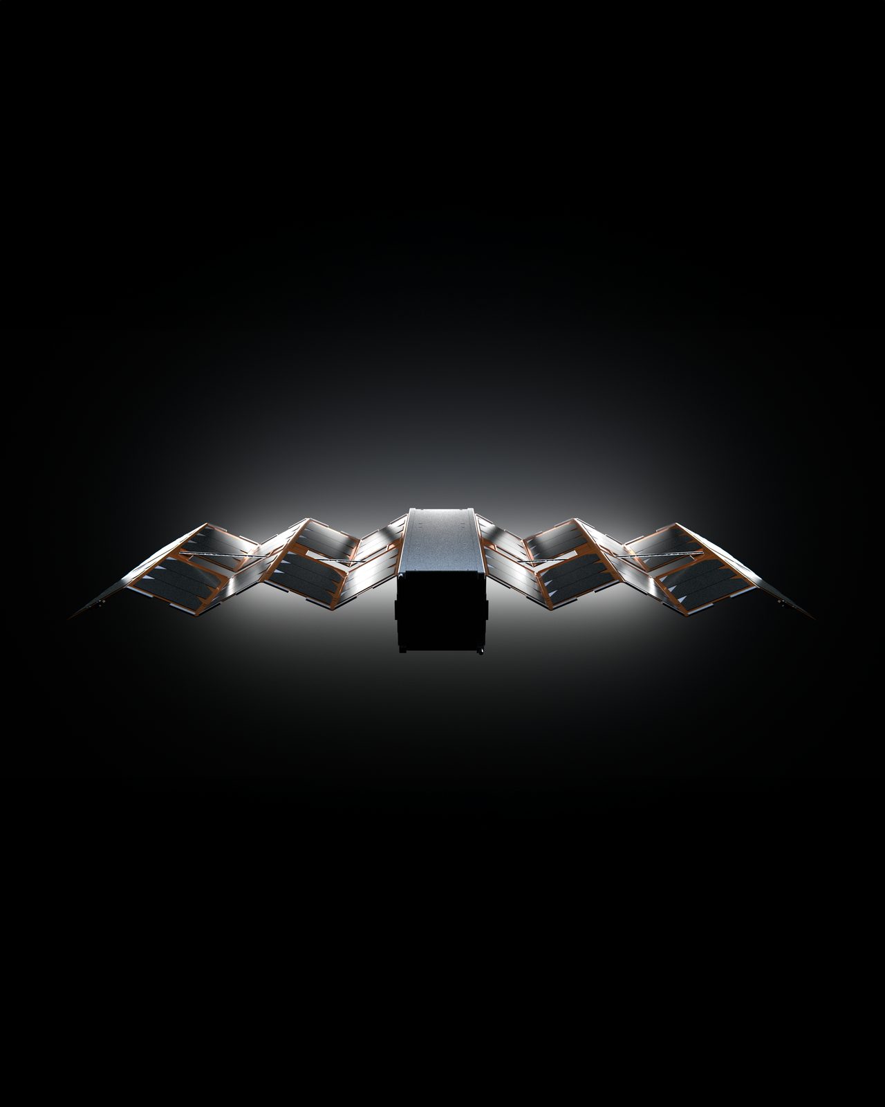 Solar-Z array fully unfolded